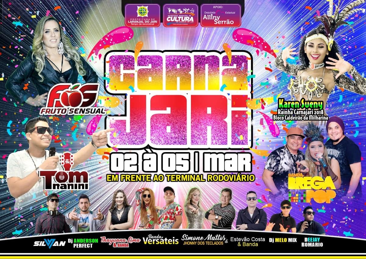 Prefeitura divulga programação do Carnaval 2019